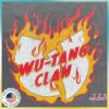 kenny official merchandise store merch wu tang clan flaming logo faded black t shirt w