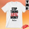Citizens Against Aipac Merch Store Stop Taking Aipac Money Unisex Black Tee