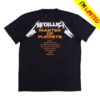 Metallica Merch Store Master Of Puppets Tracklist T-Shirt