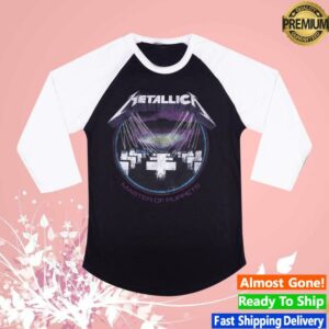 Metallica Merch Store Master Of Puppets Vintage Raglan