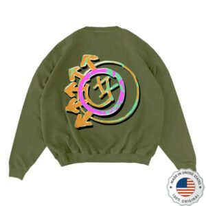Complex Store Merch Blink 182 Logo Green Crewneck
