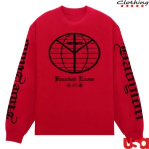 Babylon Store Merch Babylon X Knocked Loose Red Long Sleeve