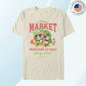 Disney Store Merch Mickey And Minnie Mouse Mickey’s Market T-Shirt