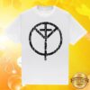 kenny Babylon Store Merch Babylon X Knocked Loose Peace Cross White Tee r