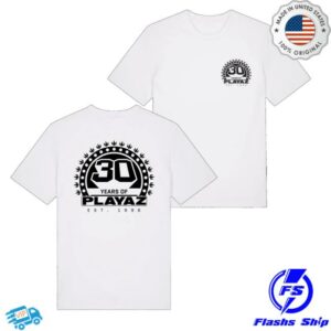 Playaz Shop Merch 30 Year Anniversary T-Shirt