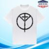 Knocked Loose Merch Store Babylon X Knocked Loose Peace Cross Tee White