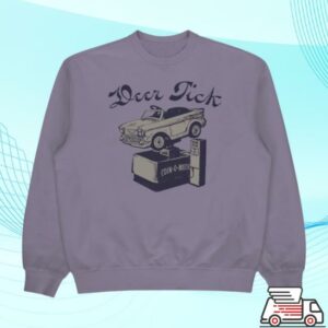Deer Tick Merch Store Coin Ride Crewneck Plum