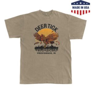 Deer Tick Merch Store Rooster Tee Brown