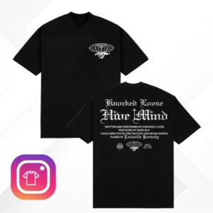 Knocked Loose Merch Shop Babylon X Knocked Loose Credits Tee