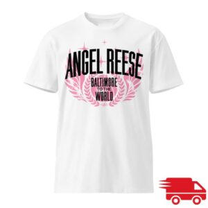 The Angel Reese Store Merch Baltimore To The World White Shirt