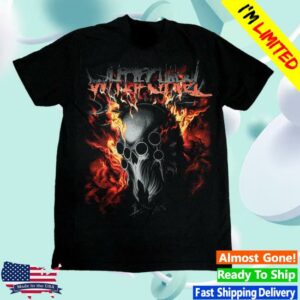 Whitechapel Merch Shop Flames Black T-Shirt