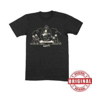 Blossoms Merch Store Gary Riser 2025 Official Tour T-Shirt Black