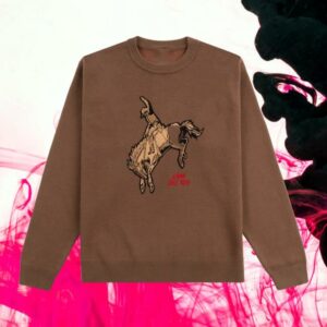 Lana Del Rey Merch Store Indio Knit Crewneck Brown