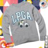 Streaker Sports Merch Store Peanuts X Lpga Golf Cart Crewneck Sweatshirt