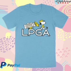 Streaker Sports Merch Store Peanuts X Lpga Snoopy & Woodstock Tee