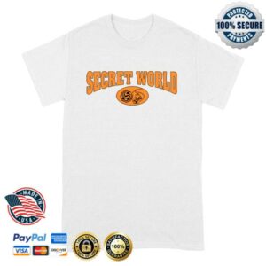 Last Ride Records Merch Store Secret World Orange Logo Shirt