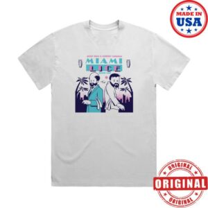 Rhymesayers Merch Store Lice Aesop Rock & Homeboy Sandman Miami Lice T-Shirt White