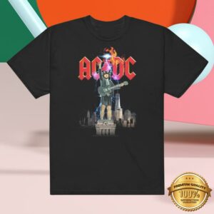 Acdc Merch Store Angus Lady Liberty T-Shirt