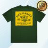 High Dive Apparel Merch Store Bad Luck Yellow Print Boxy Green Oversized Tee