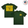 High Dive Apparel Merch Store Bad Luck Yellow Print Boxy Green Oversized Tee