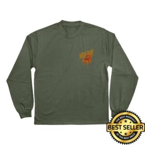 High Dive Apparel Merch Store Limited Edition Born To Lose Heavy Long Sleeve Tee Cypress Green