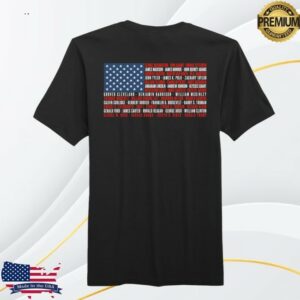 America250 Store Merch Official President Flag Men’s T-Shirt