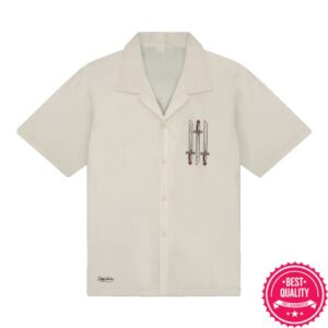 Dolly Noire Merch Store Dolly Noire Asso Di Spade Outline Shirt Beige