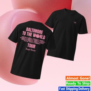 The Angel Reese Shop Merch Tour Tee Black