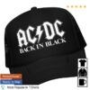 kenny acdc store merch back in black white logo trucker hatpng u