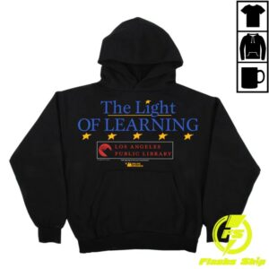 Online Ceramics Store Merch Light Of Learning Black Hoodie
