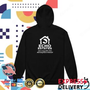 Echo Esports Store Merch Echo Estates Zip Hoodie