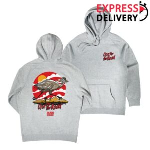 Bush Chook Store Merch One For The Road Hoodie Grey
