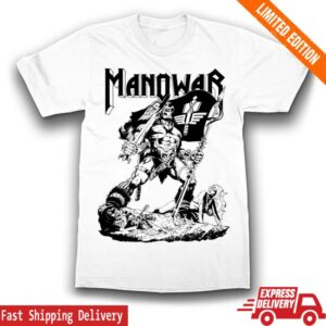 Manowar Merch Store Manowar T-Shirt Hail To England White