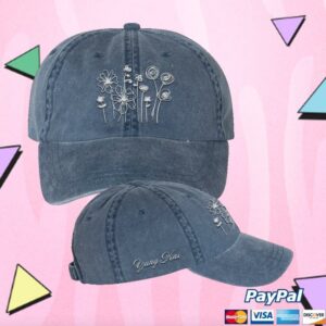 Yung Kai Shop Merch Store Embroidered Flower Hat