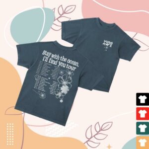 Yung Kai Shop Merch Store Stay With The Ocean Tour Tee