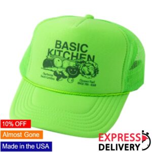 Sullivan’s Fish Camp Store Merch Basic Kitchen Green Trucker Hat