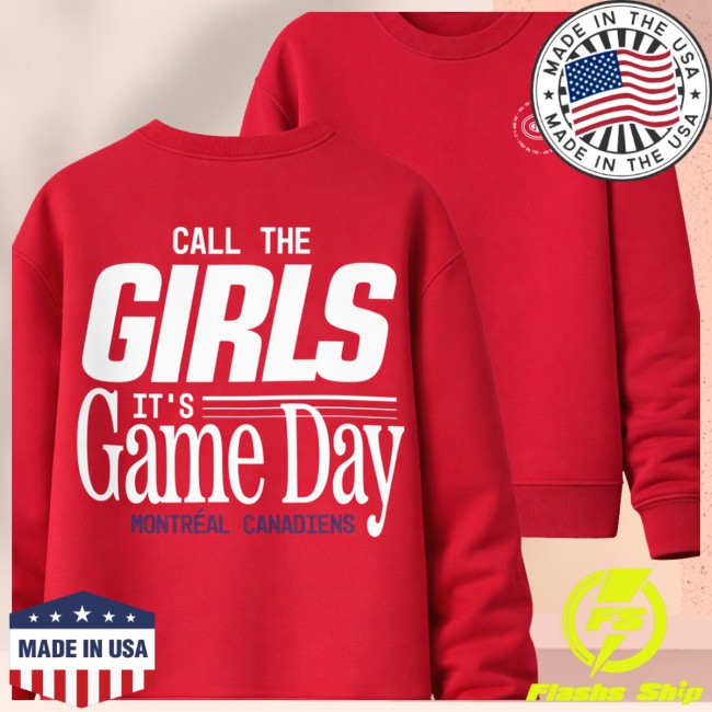 Tricolore Sports Store Merch Montreal Canadiens Women’s Crewneck – Call The Girls