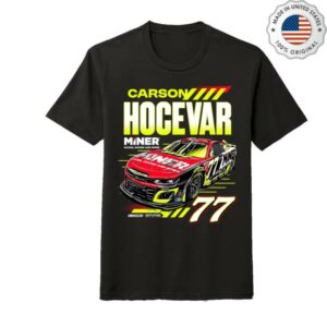 Carson Hocevar Shop Merch Hocevar Miner #77 Tee