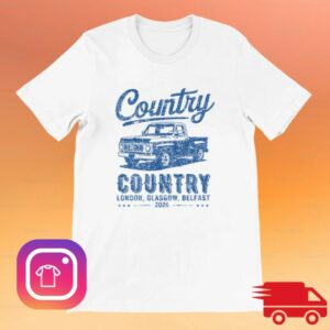 C2c Country To Country Store Merch Country Pick Up White T-Shirt