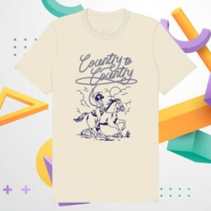 C2c Country To Country Store Merch Rodeo Rider Natural T Shirt