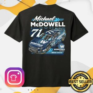 Spire Motorsports Store Merch #71 Michael Mcdowell Workforce T-Shirt 2026