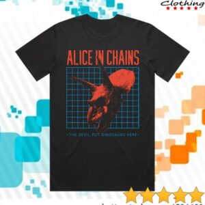 Alice In Chains Store Merch The Devil Put Dinosaurs Here T-Shirt