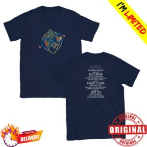Country To Country Merch Shop Glasgow 2026 Line Up Navy T-Shirt
