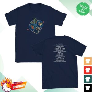 Country To Country Merch Shop Belfast 2026 Line Up Navy T-Shirt