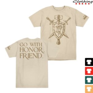 Blizzard Gear Shop Merch Store World Of Warcraft Go With Honor T-Shirt