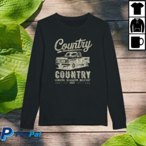 Country To Country Merch Shop Country Pickup Black Long Sleeve