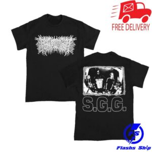 Peelingflesh Merch Shop Peelingflesh White Chrome Logo Shirt