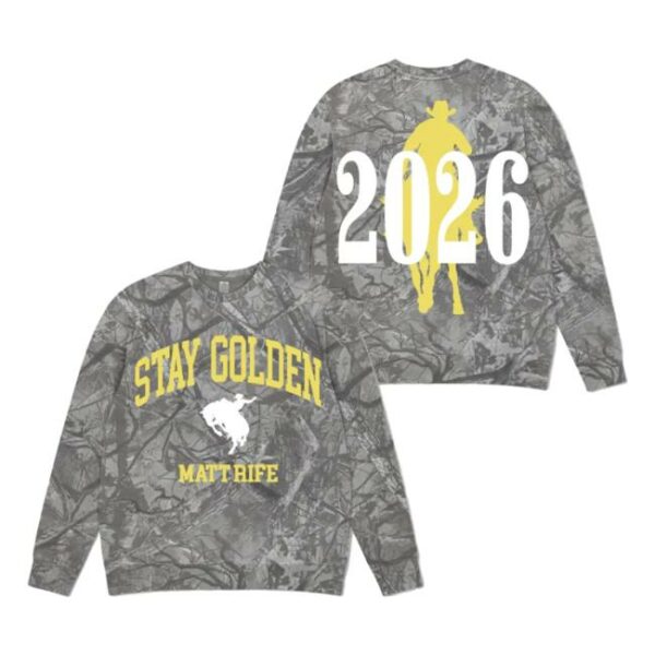 Matt Rife 02 Merch Matt Rife Merch Store Matt Rife Stay Golden 2026 World Tour Camo Crew ...