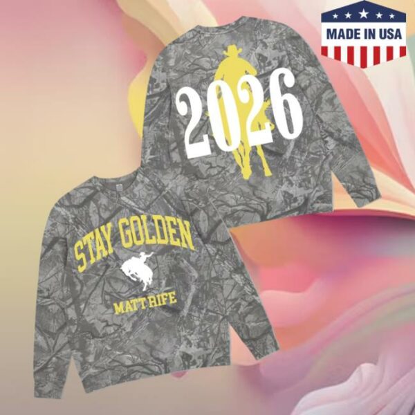 Matt Rife 02 Merch Matt Rife Merch Store Matt Rife Stay Golden 2026 World Tour Camo Crew ...
