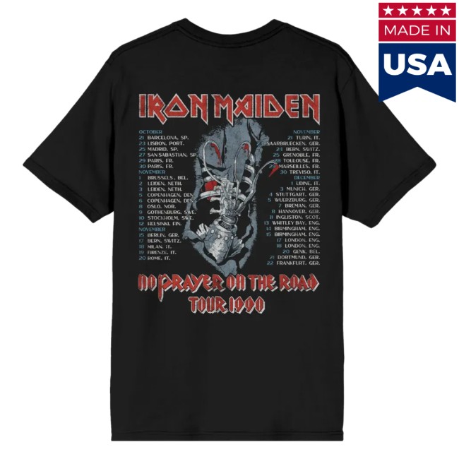 Iron Maiden Store Merch Im50 No Prayer For The Road Tee Iron Maiden Store Merch Im50 No Prayer For The Road Tee
